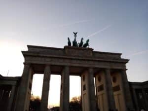 Porte de Brandenburg - Découverte de Berlin dans le cadre d'Erasmus +
