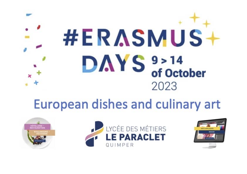Erasmus Days en cuisine avec les 2CAP