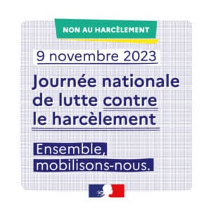 journ e nationale de lutte contre le harc lement affiche annonce 157089 - Mention Événement Espaces Événementiels et Volumes de Communication