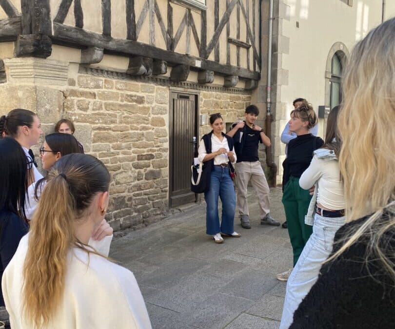 Visite guidée de Quimper pour la classe de MAN