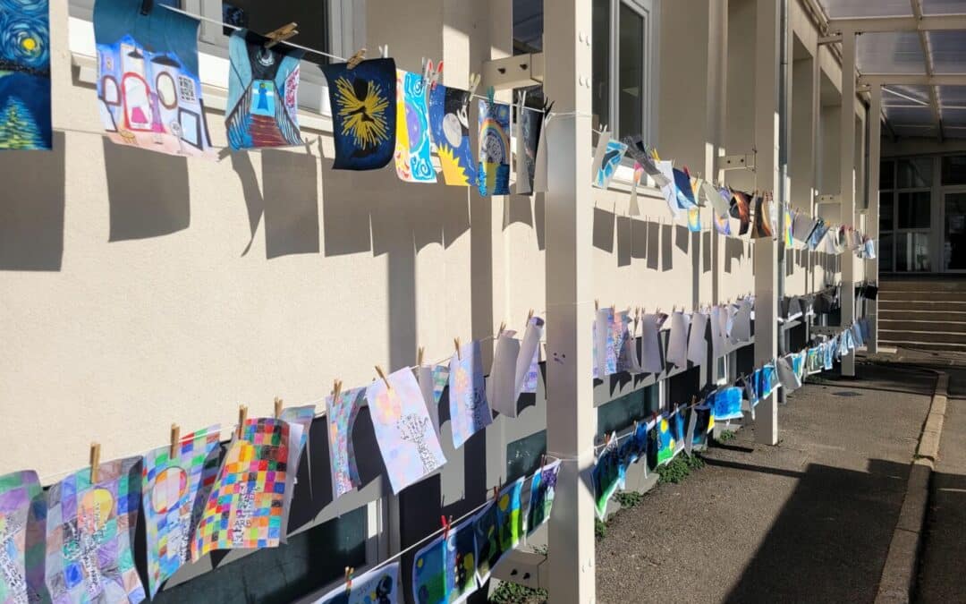 La Grande Lessive : un projet artistique partagé du primaire au lycée