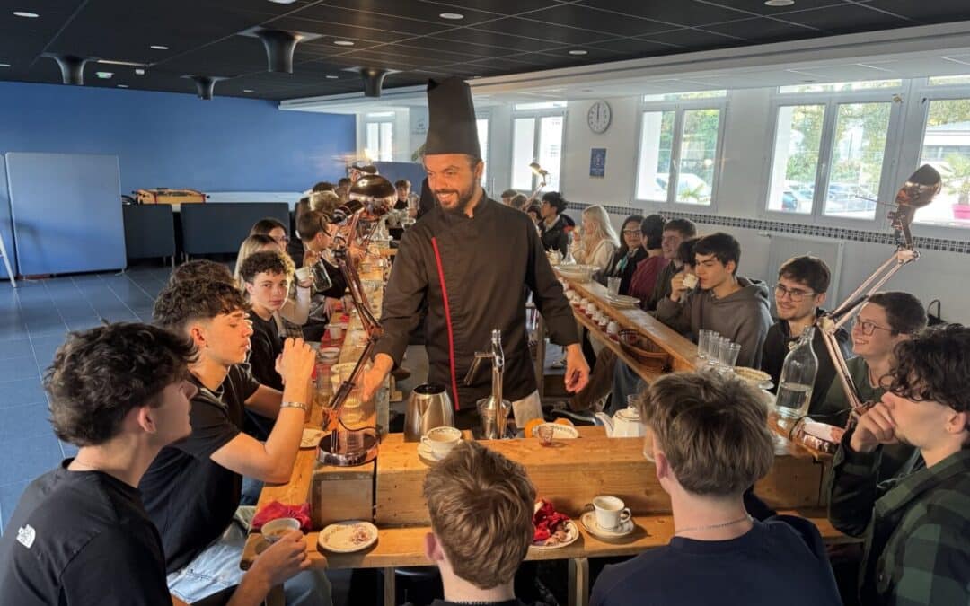Théâtre au Paraclet, le petit déjeuner mis en scène