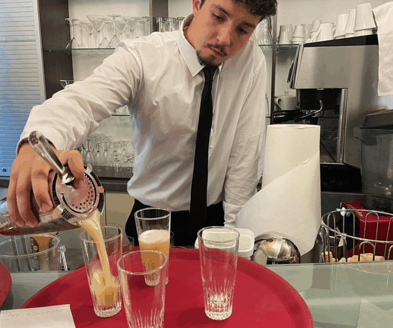 Un joli second service pour les élèves de Mise à Niveau