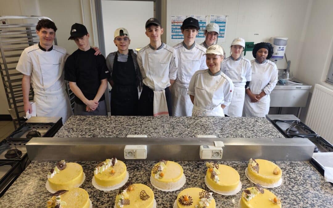 Les terminales boulanger-pâtissier mettent leur talent au service de la remise des diplômes