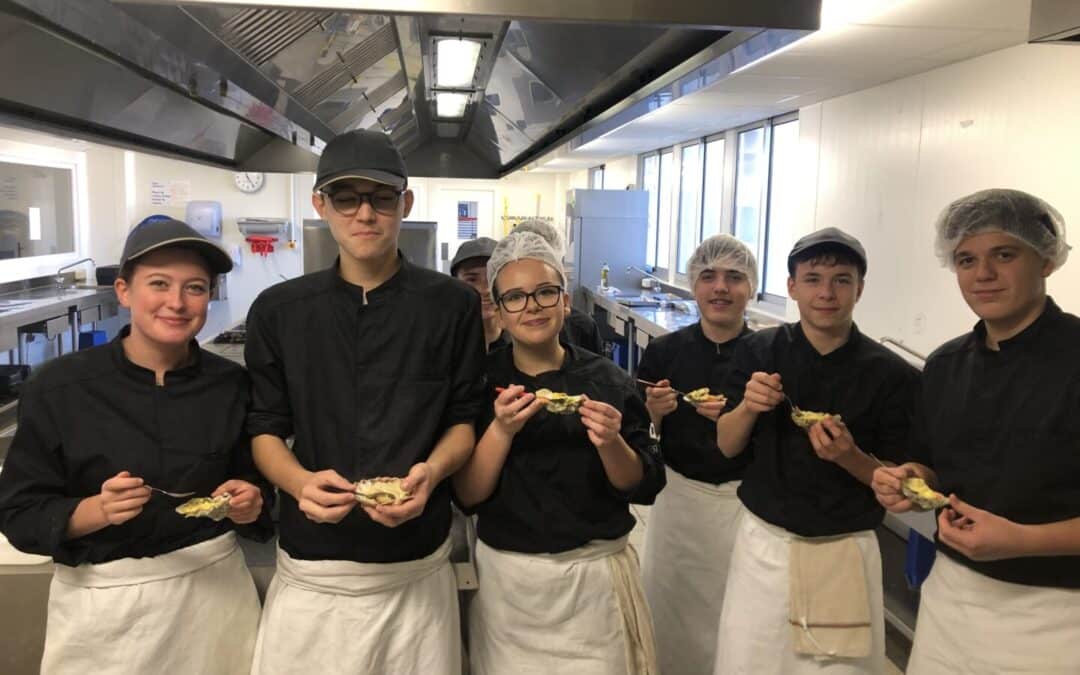 Atelier culinaire « recette festive  » en seconde STHR