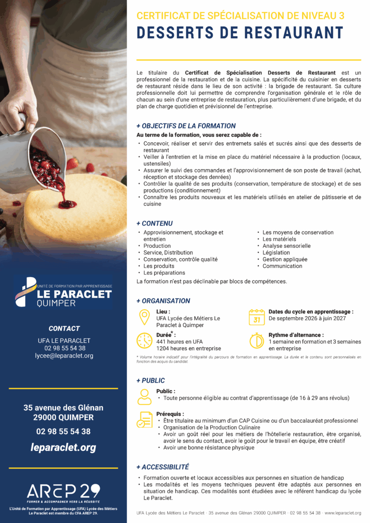 cs dessert Page 1 - Mention Événement Espaces Événementiels et Volumes de Communication