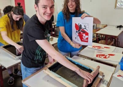 20260318 102213 - Quand le graphisme prend forme : atelier sérigraphie en action