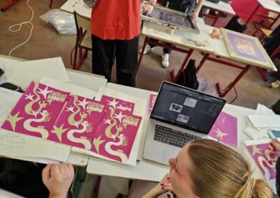 20260318 112813 - Quand le graphisme prend forme : atelier sérigraphie en action