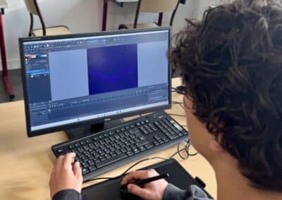 IMG 7820 - Les élèves de Première STD2A finalisent leurs projets d’animation