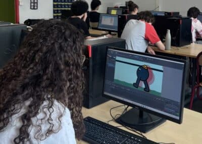 IMG 7822 - Les élèves de Première STD2A finalisent leurs projets d’animation